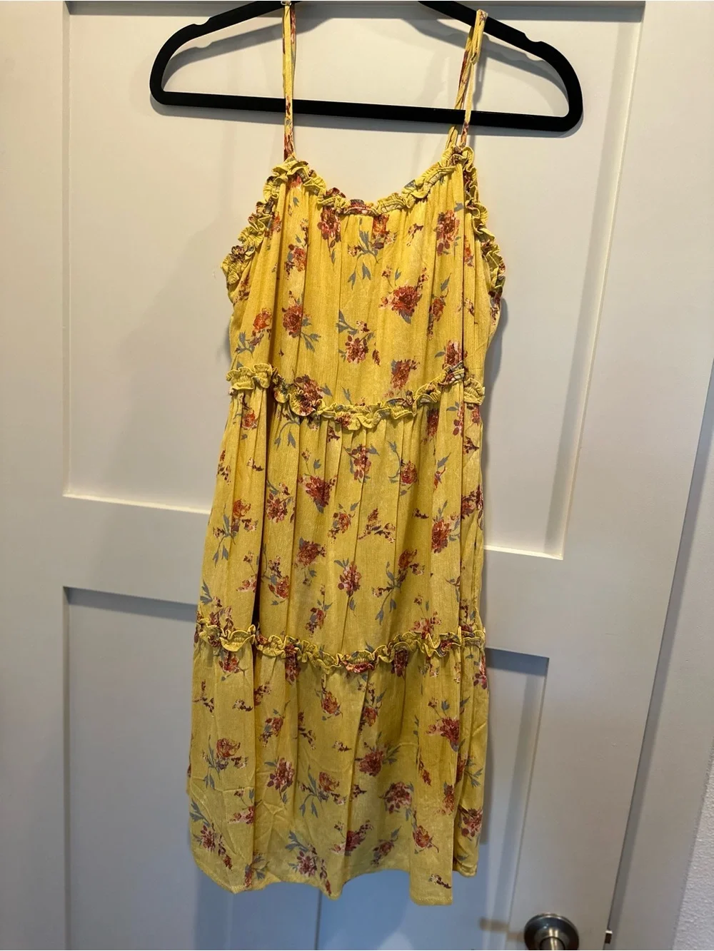 Mystree Yellow Floral Mini Dress - Picture 2 of 3